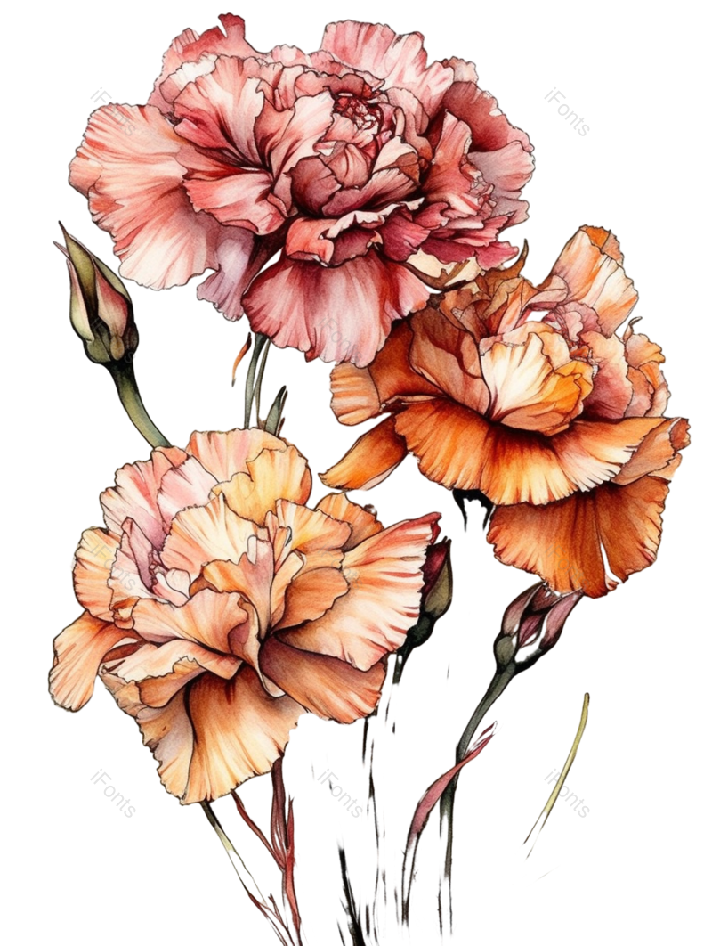花朵素材图片,母亲节素材元素,PNG,免抠素材